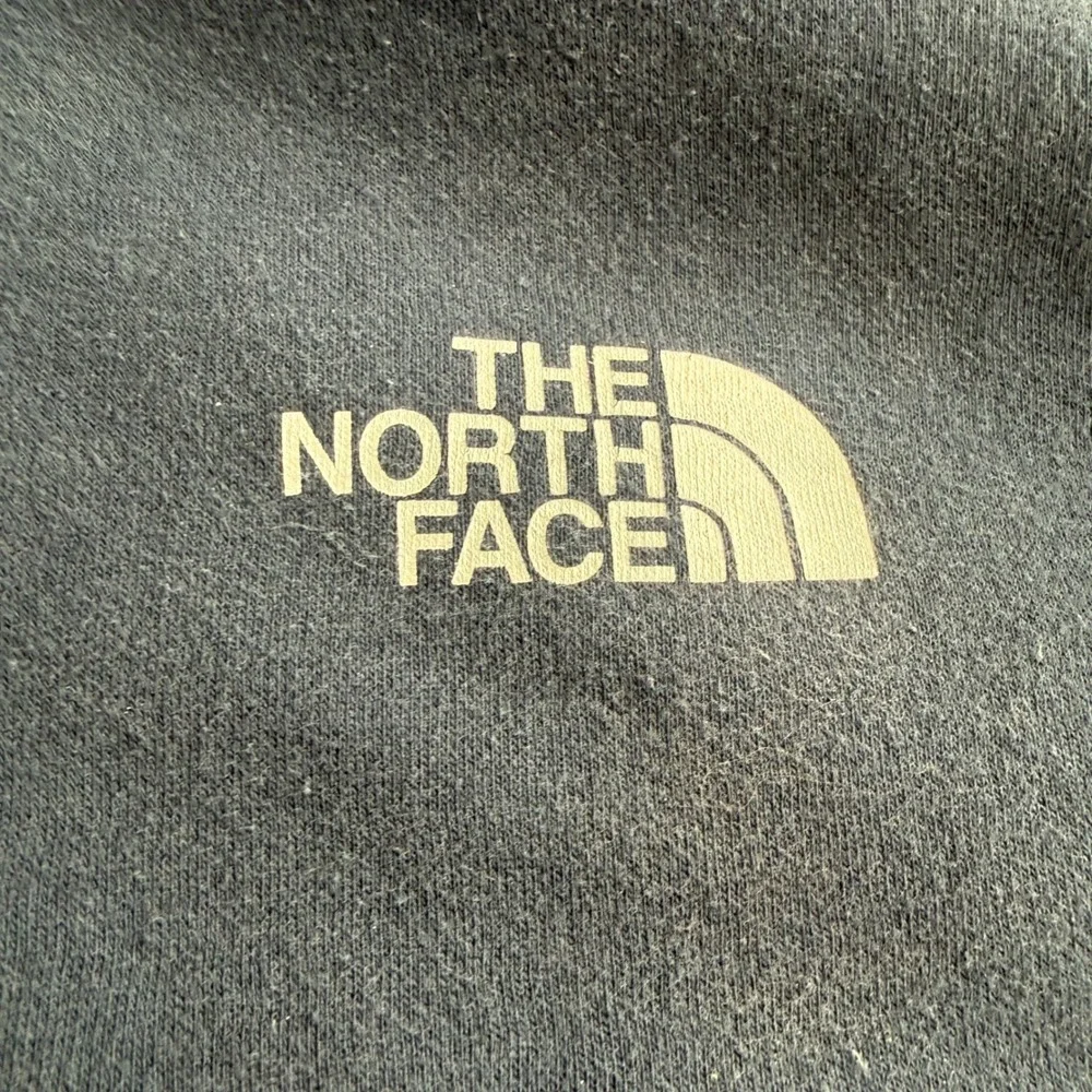 The North Face Pullover Hoodie Mens XL Navy Blue‎ Fleece Never Stop Exploring